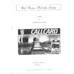 1992 – M.W.Stamp Society Spring Supplement – Catalogue of telecom Callcards.pdf