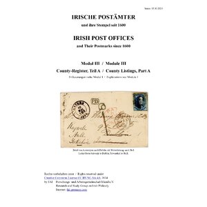 3. Irish Post Office and their Postmarks since 1600 – County Register A