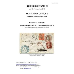 4. Irish Post Office and their Postmarks since 1600 – County Register B