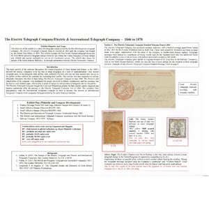 The Electric Telegraph Company/Electric & International Telegraph Company – 1846 to 1870 – Double International Gold Single Frame
